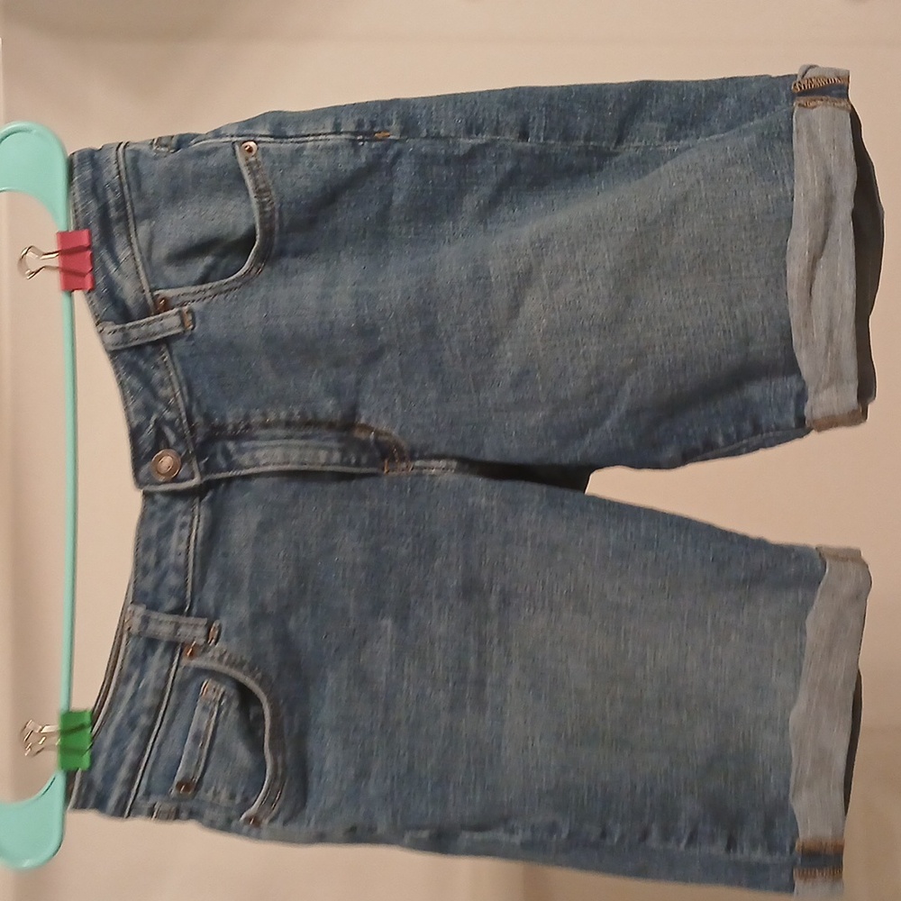 Medium Wash Jean Shorts